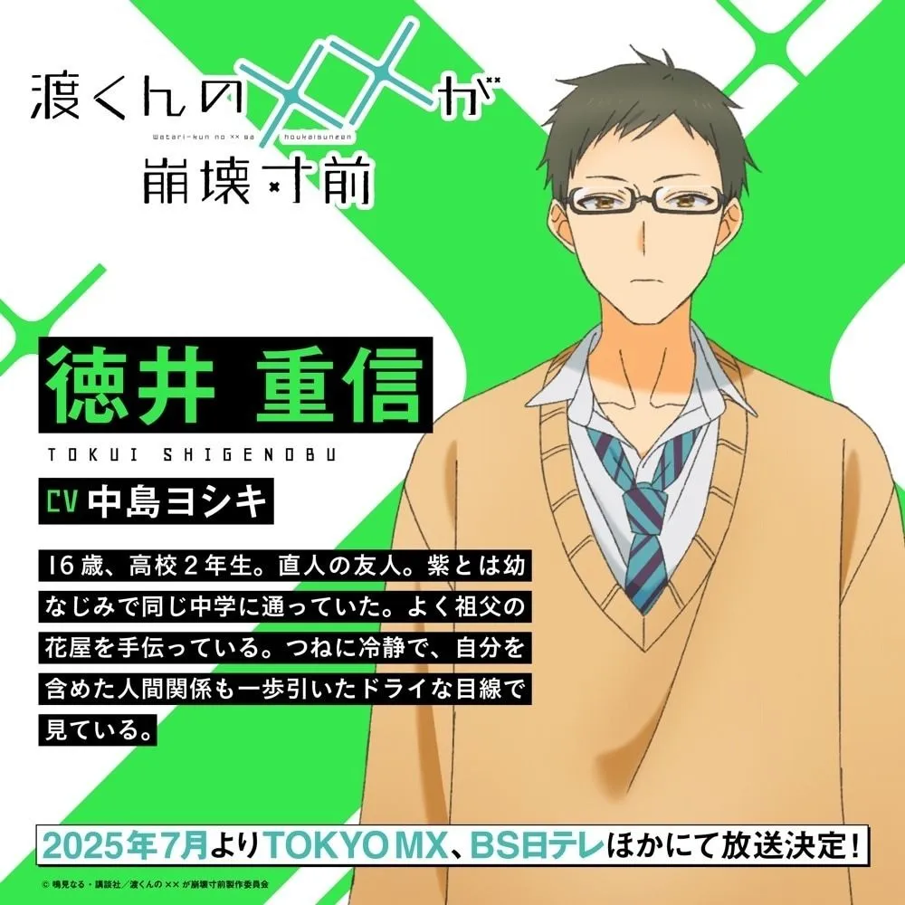 動畫《渡同學的××瀕臨崩壞》