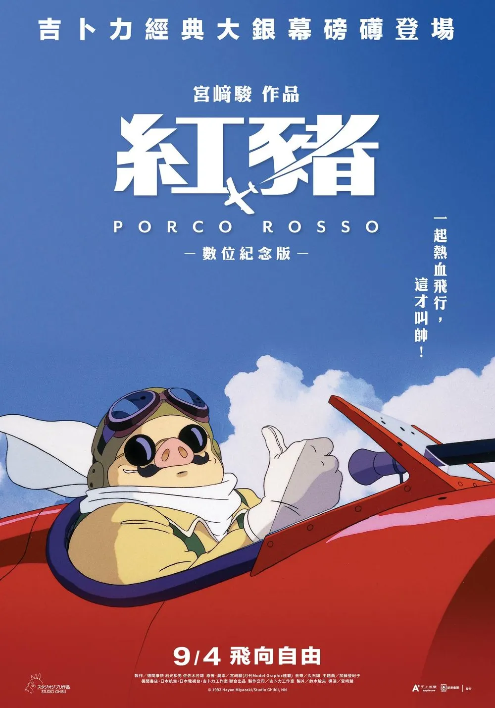 吉卜力經典《紅豬》重返大銀幕
